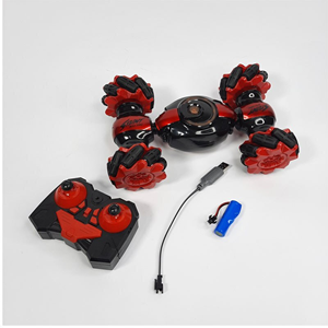 ماشین کنترلی شارژی کرمی دو حالته Stunt Remote Control Car Toy _ماشین کنترلی